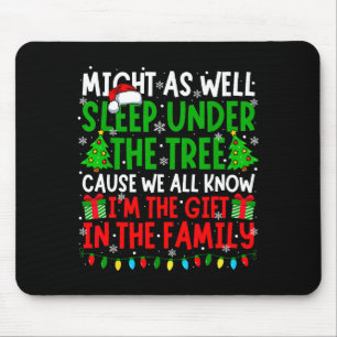 Funny Christmas Saying Retro Xmas Sarcastic Men Wo Mouse Mat