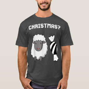 Funny Christmas Scrooge Baa Bah Humbug Mens Womens T-Shirt