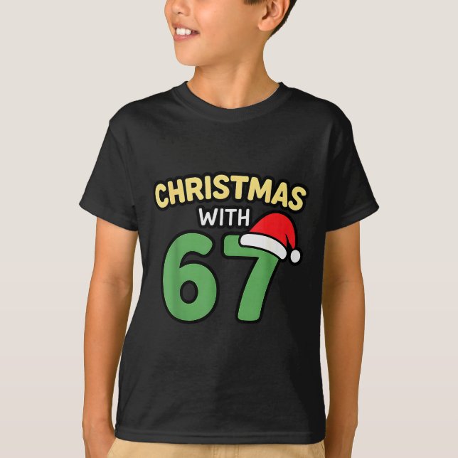 Funny Christmas Shirts With 67 Meme Trendy Joke Ge (Front)