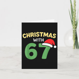 Funny Christmas Shirts With 67 Meme Trendy Joke Ge Card