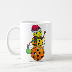 Funny Christmas Showman Pickleball Gift Coffee Mug