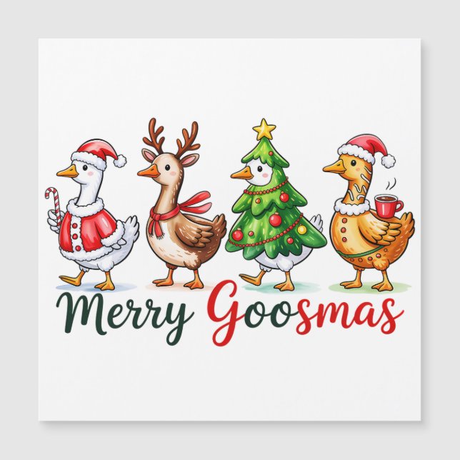 Funny Christmas Silly Goose (Front)