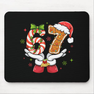 Funny Christmas Six Seven 6 7 Meme Gen Alpha Slang Mouse Mat