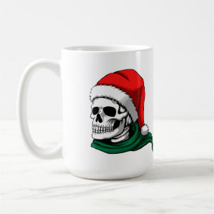 Funny Christmas Skull Mug