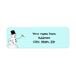 Funny Christmas snowman
