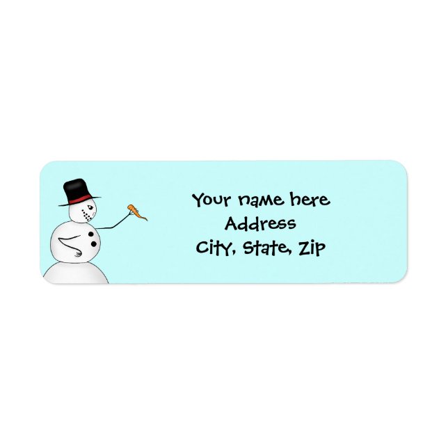 Funny Christmas snowman (Front)