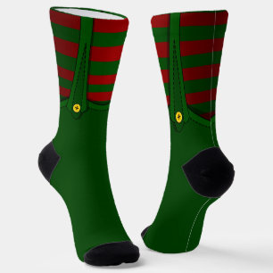Funny Christmas Socks Festive Holiday Elf Socks