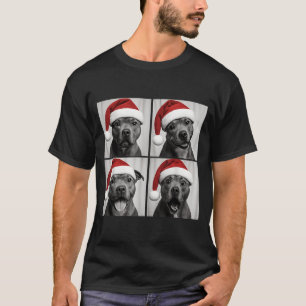 Funny Christmas Staffordshire Bull Terrier Santa P T-Shirt