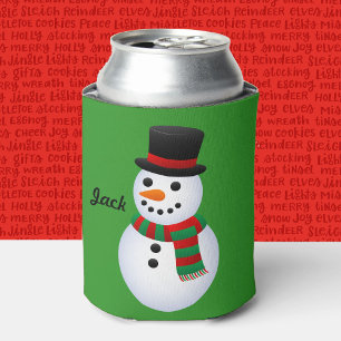 Funny Christmas Stocking Stuffer Can Cooler NAME