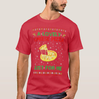Funny Christmas Sweater A Lovely Cheese Pizza Cost