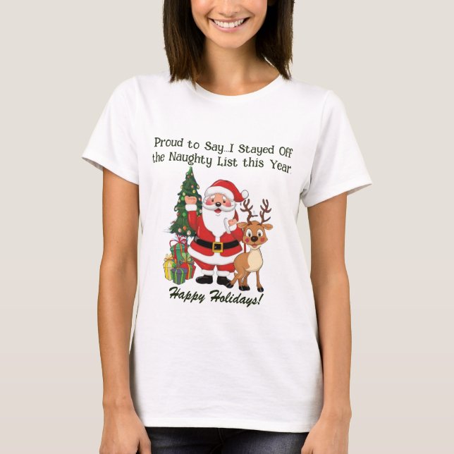 Funny Christmas T-Shirt (Front)