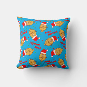 Funny Christmas Tamales Pattern Cushion