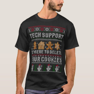 Funny Christmas Tech Support Shirt Computer