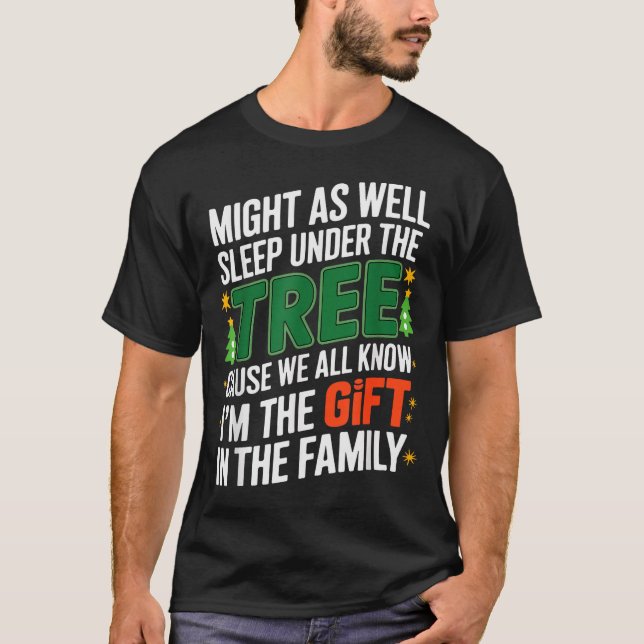 Funny Christmas Tee Shirts Kids Mens Xmas Pyjamas  (Front)