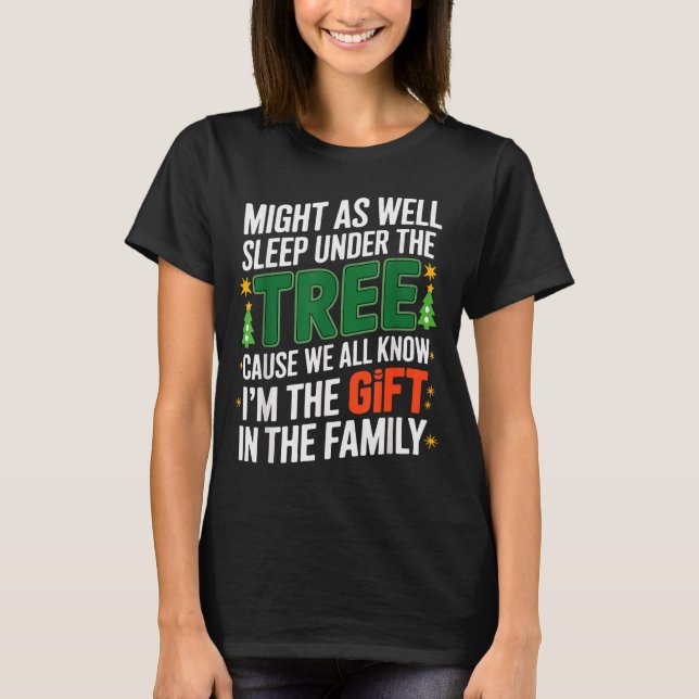 Funny Christmas Tee Shirts Kids Mens Xmas Pyjamas  (Front)