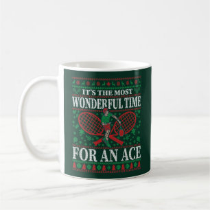 FUNNY CHRISTMAS TENNIS QUOTES UGLY SWEATER COFFEE MUG