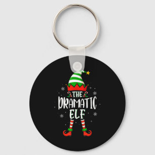Funny Christmas The Dramatic Elf Family Matching X Key Ring