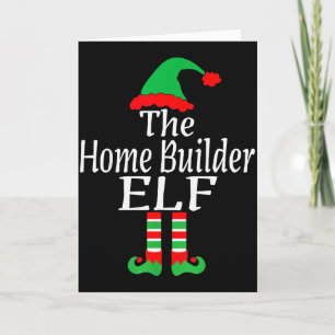 Funny Christmas The Home Builder Elf Developer Arc Card