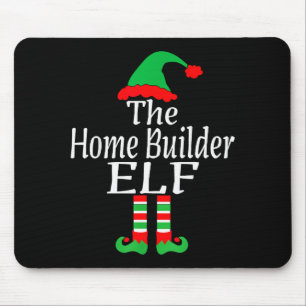 Funny Christmas The Home Builder Elf Developer Arc Mouse Mat