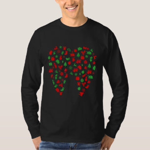 Funny Christmas Tooth Teeth Dentist Dental Assista T-Shirt