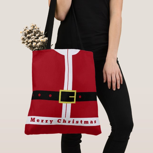 Funny Christmas Tote Bag (Close Up)