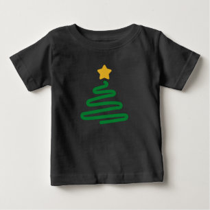 Funny Christmas Tree Baby T-Shirt