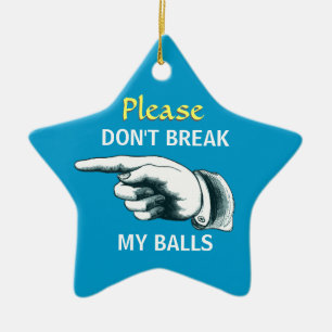 Funny Christmas Tree Ceramic Tree Decoration