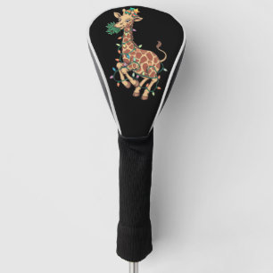 Funny Christmas Tree Giraffe Lover Gift Love  Golf Head Cover