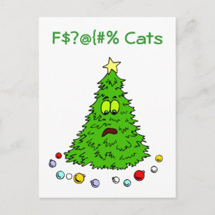 Funny Christmas Tree Jokes Cats Holiday Xmas