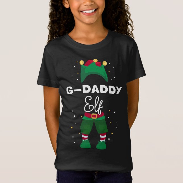 Funny Christmas Tree Lights Ugly Sweater G DADDY E (Front)