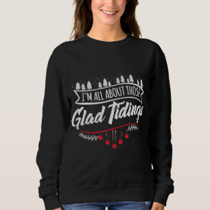 Funny Christmas Tree Lights Ugly Sweater Glad Tidi