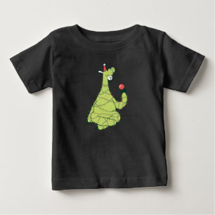 Funny Christmas Tree Llama Gift For Alpaca Lover Baby T-Shirt