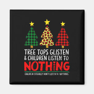 Funny Christmas Trees Parent Humour For Teachers L Magnet