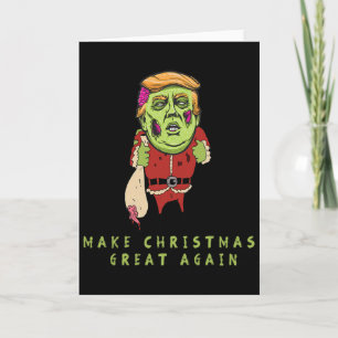 Funny Christmas Trump Make X-mas Great Again Gift Card