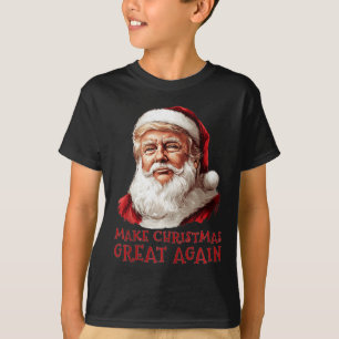 Funny Christmas Trump Santa Make Christmas Great A T-Shirt