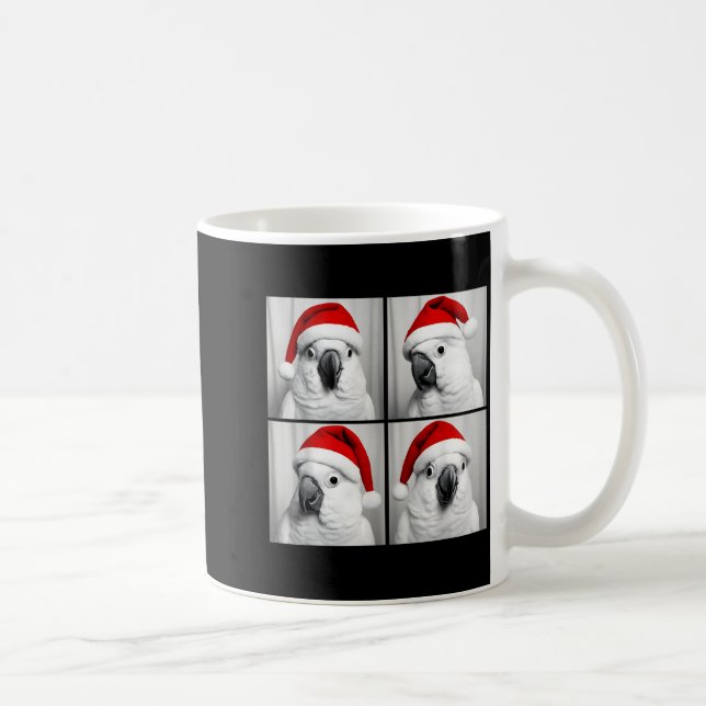 Funny Christmas Umbrella Atoo Santa Photo Booth Pa Coffee Mug (Right)