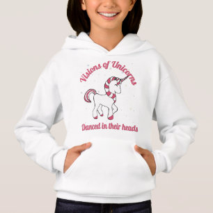 Funny Christmas Unicorns Girls Hoodie Sweatshirt