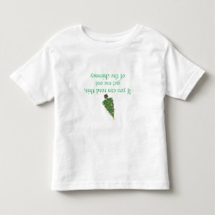 Funny Christmas Upside Down Phrase Toddler T-Shirt