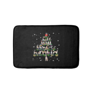 Funny Christmas Whippet Dog Lovers Gift Essential Bath Mat