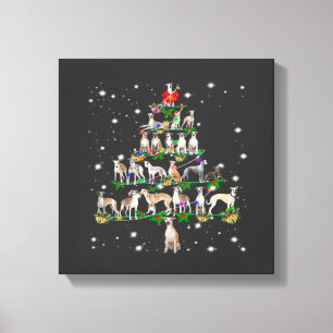Funny Christmas Whippet Dog Lovers Gift Essential  Canvas Print