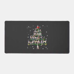 Funny Christmas Whippet Dog Lovers Gift Essential Desk Mat