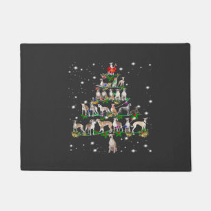 Funny Christmas Whippet Dog Lovers Gift Essential Doormat