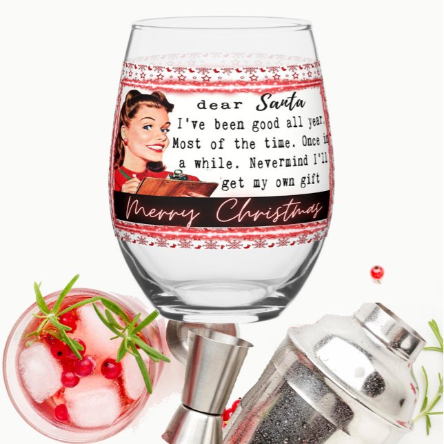 Funny Christmas Wine Glass Gift Best Friend (Creator Uploaded)