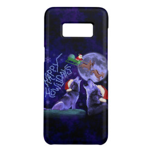 Funny Christmas Wolf Pun Happy Howlidays Case-Mate Samsung Galaxy S8 Case