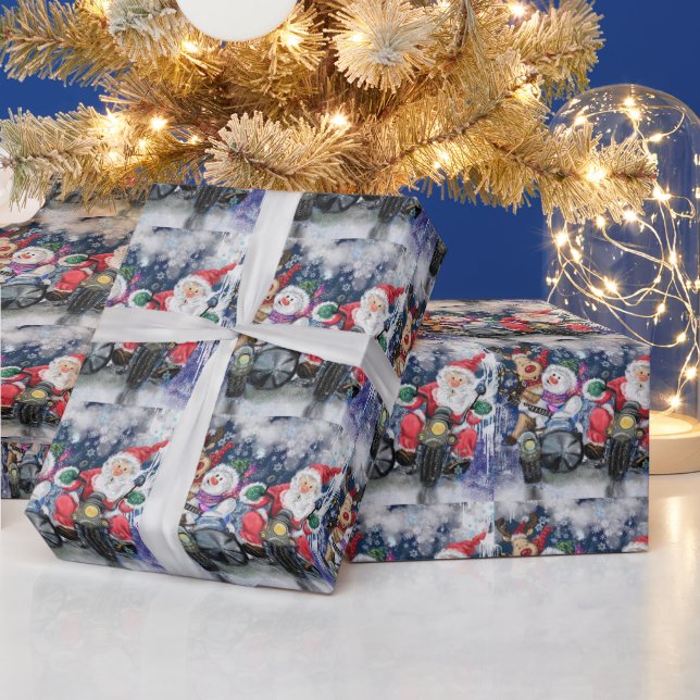 Funny Christmas Wrapping Paper Happy Friends (Holidays)