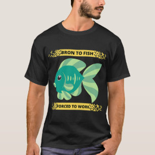 Funny Christmas Xmas Fishing Santa Hat Holiday Gif T-Shirt