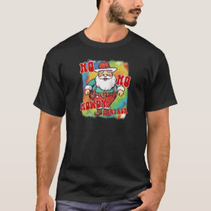Funny Christmas Xmas holiday western Santa howdy H T-Shirt