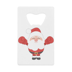 Funny Christmas Xmas Santa Boxing MMA WWF Fighter