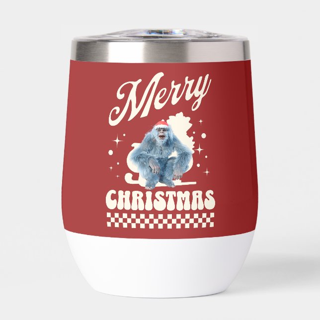 Funny Christmas Yeti Holiday Humour (Front)