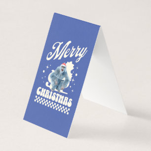 Funny Christmas Yeti Holiday Humour
